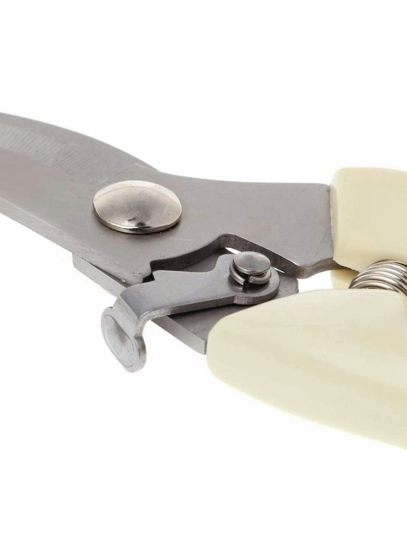 SYOSI Professional Pruning Shears, Trimming Scissors - Curved Tip, Gardening Hand Pruner Pruning Shear with Spring - Image 5
