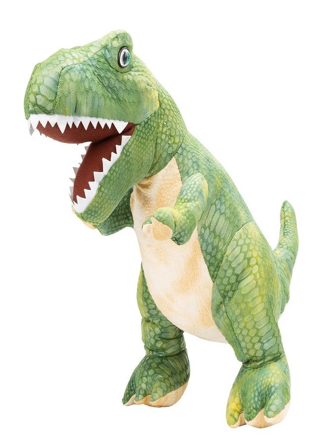PUNP Giant Dinosaur Stuffed Animal, T Rex Plush Toy, 22'' Tyrannosaurus Stuffed Animal for Boys Kids Gifts,Green - Image 1