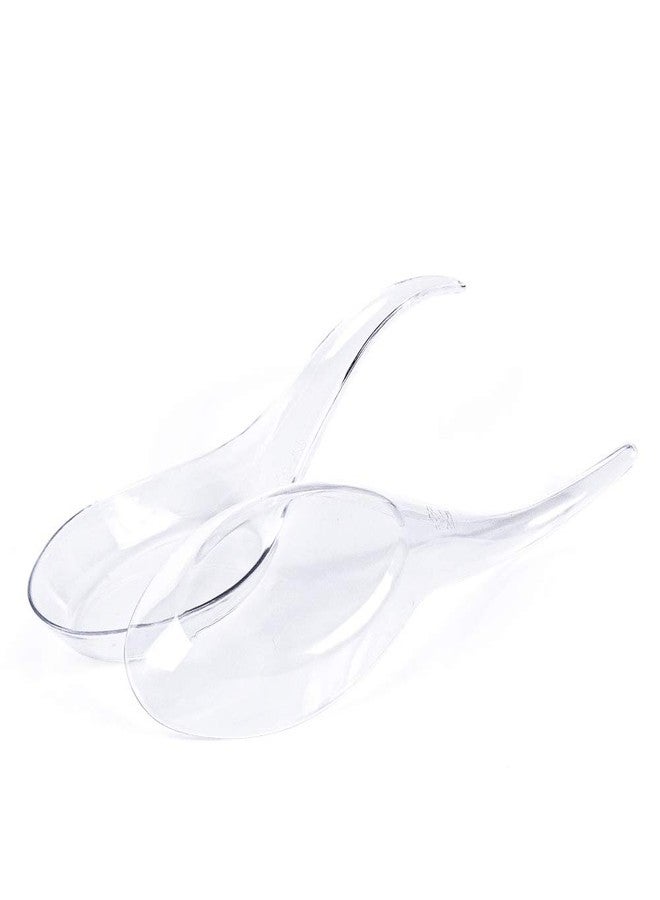 Kingrol 200 Plastic Appetizer Spoons, Disposable Tasting Spoons for Desserts, Hors d'oeuvres, Soups, Sushi, Dipping Sauces - Image 4