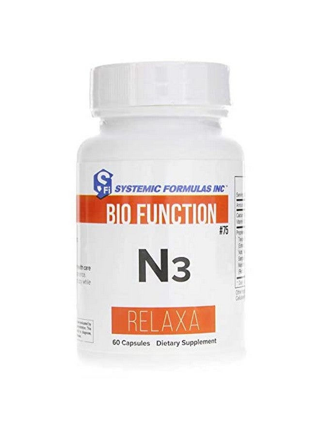 Systemic Formulas Systemic Formulas Bio Function N3 Relaxa 60 Capsules  - Image 1