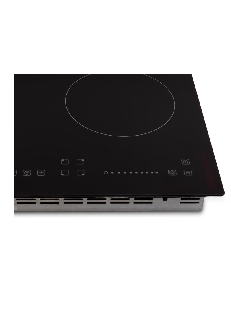 UGINE Ugine Built-in Electric stove, ceramic 60x60 Cm, 4 ceramic burners, 6200W, safety, electronic control and touch, Black - UBIH60T  - Image 2