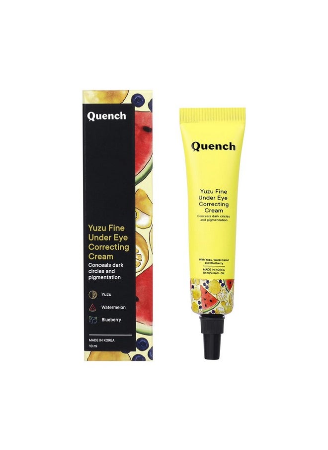 QUENCH BOTANICS - Quench Yuzu Spot Color Correcting Cream (Orange) | Korean Face Colour Corrector For Dark Circles With Yuzu & Vitamin C| Conceals Dark Circles And Pigmentation, 10Ml - Image 1