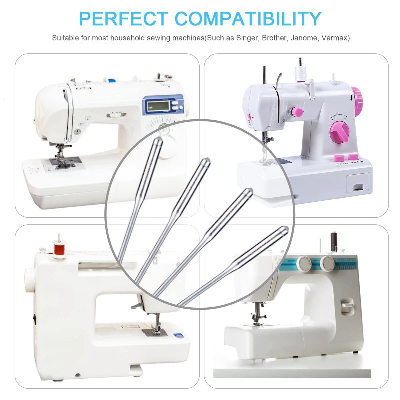 kidoom Sewing Machine Needles, 20 PCS Universal Sewing Machine Needle, Compatible with Singer, Brother, Janome, Varmax, Size HAX1 75/11, 90/14 - Image 5