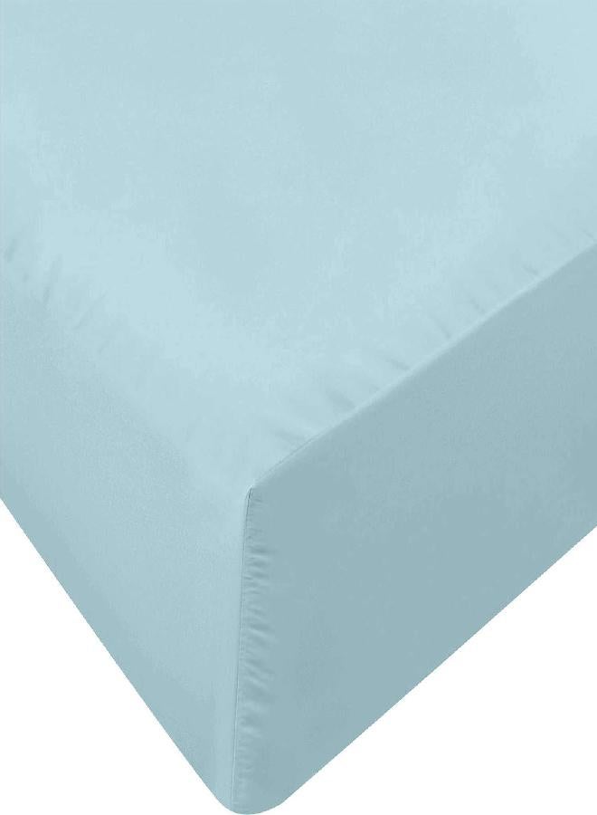 Utopia Bedding Queen Fitted Sheet - Bottom Sheet - Deep Pocket - Soft Microfiber -Shrinkage and Fade Resistant-Easy Care -1 Fitted Sheet Only (Spa Blue)