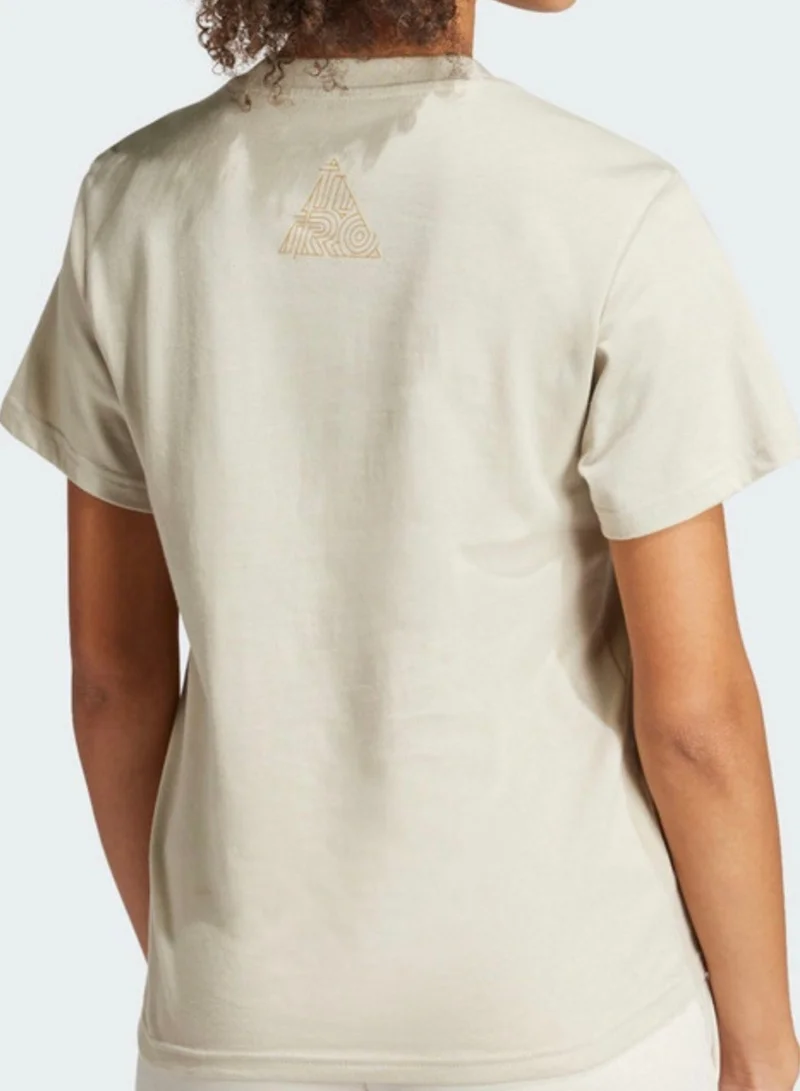 Adidas W TRIO MET T-shirt for men and women