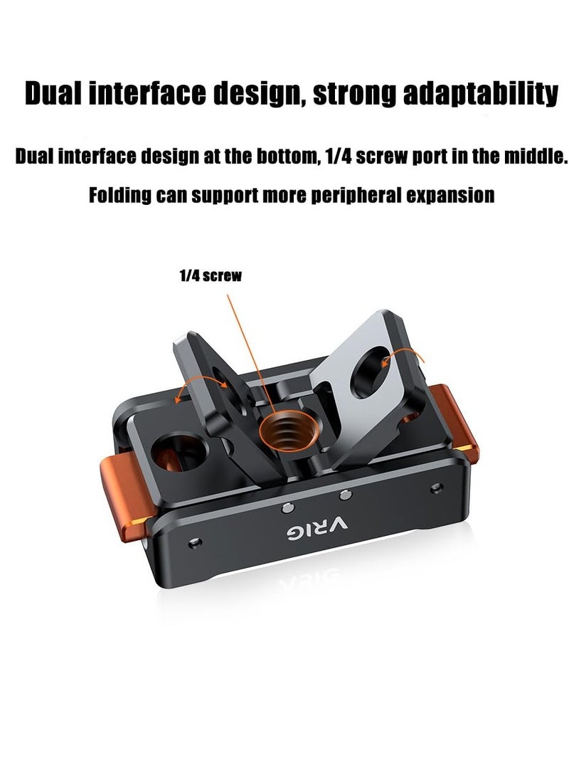 For Insta360 Ace Pro/Ace Magnetic Quick Release Adapter Tripod Adapter Mount with 1/4" Extension Bracket, Magnetic Sets