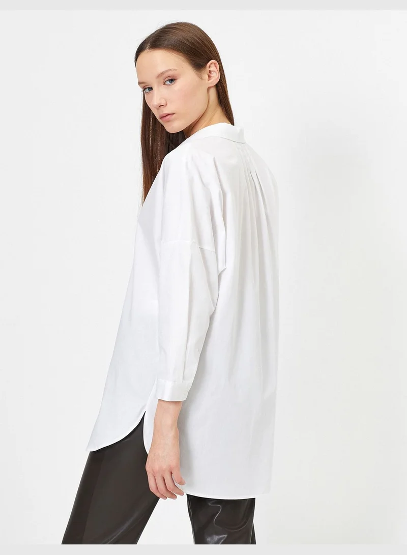 KOTON Zipper Detailed Shirt