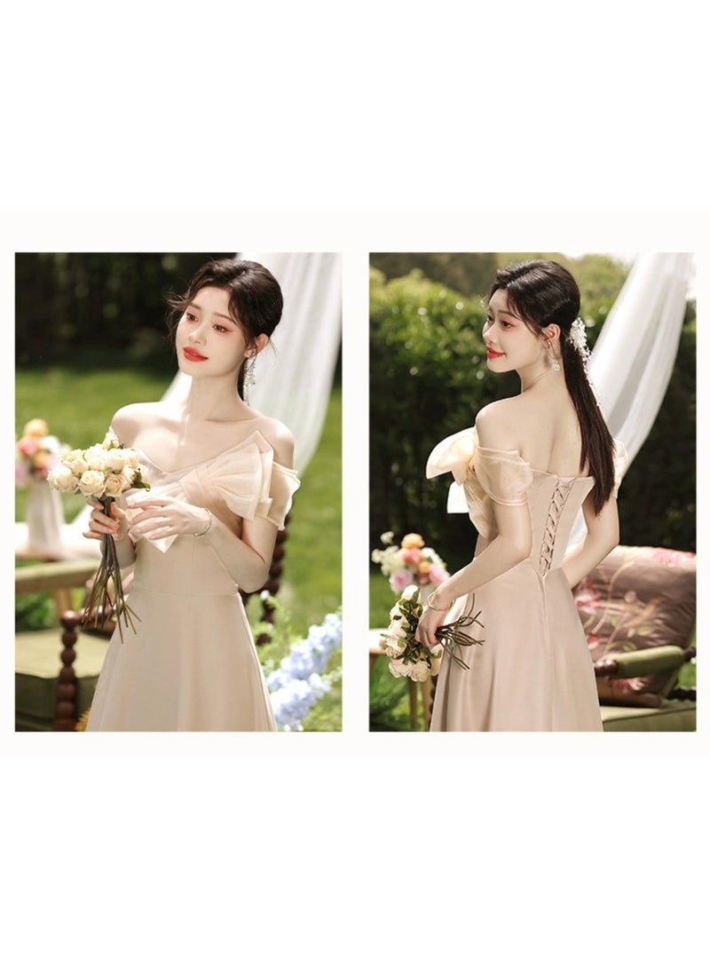 KUYING New Fashionable and Elegant Bridesmaid Dress  - Image 3