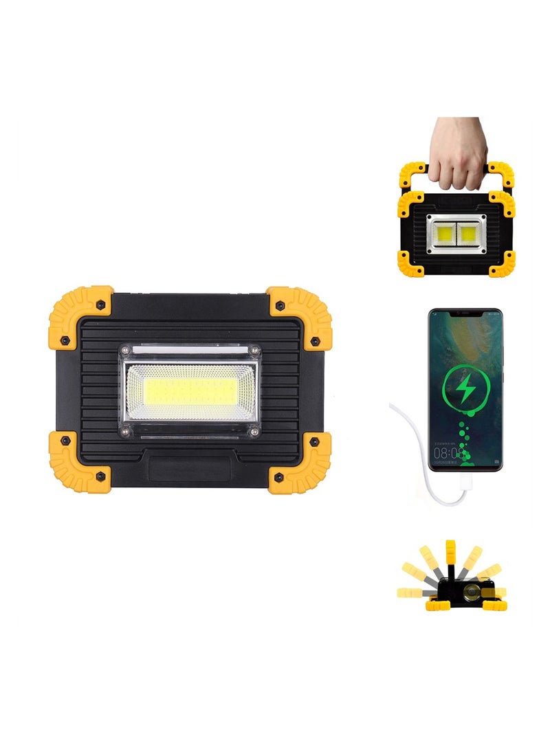 Excefore LED Camping Lights Rechargeable, 3000mAh Portable Work Light Rechargeable, 2000LM Portable Outdoor Security Light with PowerBank LED Torch for Emergency, Power Cuts, Tents - Image 1