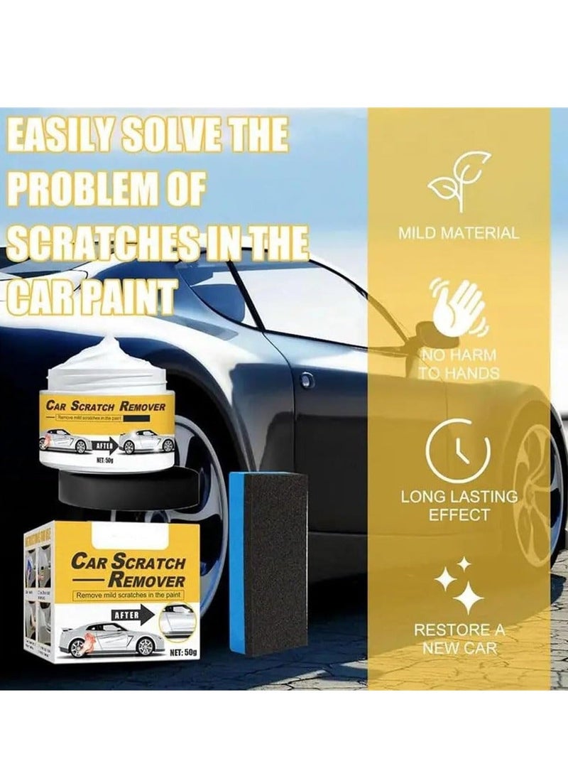 Car Scratch Removal Kit Scratch Repair High Tech Professional Car Scratch Repair Agent Scratch Repair Wax for Car Car Scratch Repair Paste Car Scratch Repair Paste Polishing Wax 2PCS - Image 3