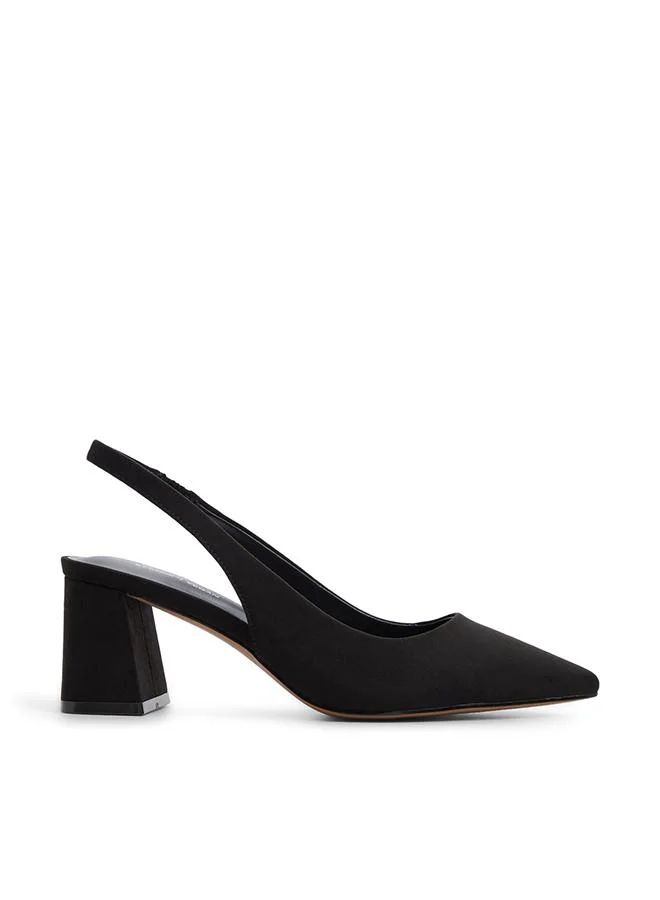 Evelyynn Ladies Black Heeled Shoes