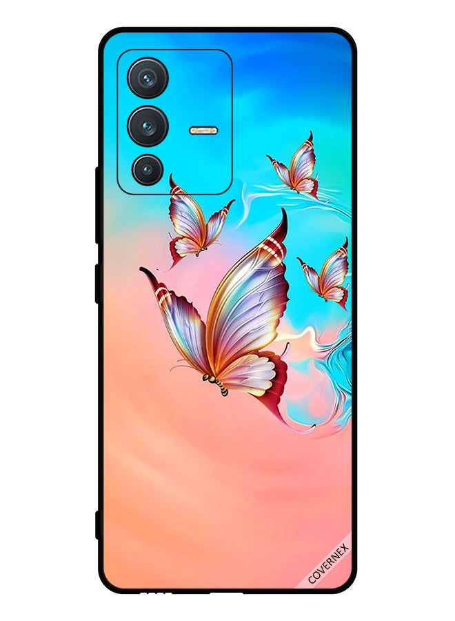 Covernex Protective Case Cover For vivo V23 5G Butterflies Flying Over Paint - Image 1