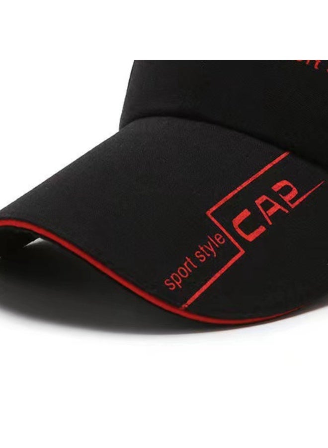 Men's Baseball Cap, One Size Casual Sports Hat With Curved Brim and Contrast Trim for Running Walking Travel Outdoor Daily Wear - Image 4