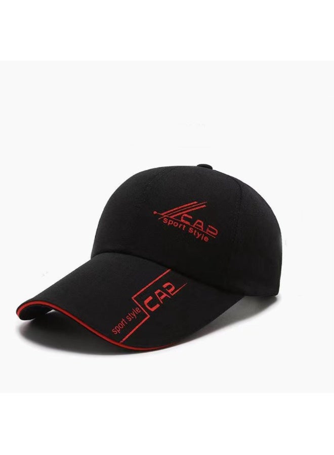 Men's Baseball Cap, One Size Casual Sports Hat With Curved Brim and Contrast Trim for Running Walking Travel Outdoor Daily Wear - Image 2