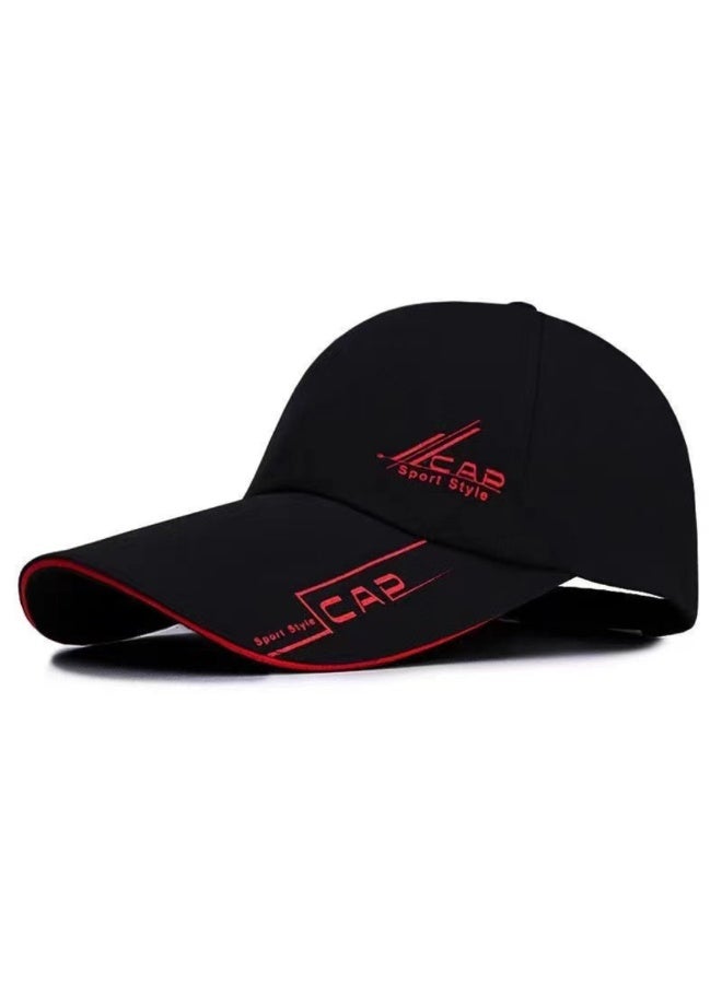 Men's Baseball Cap, One Size Casual Sports Hat With Curved Brim and Contrast Trim for Running Walking Travel Outdoor Daily Wear - Image 1