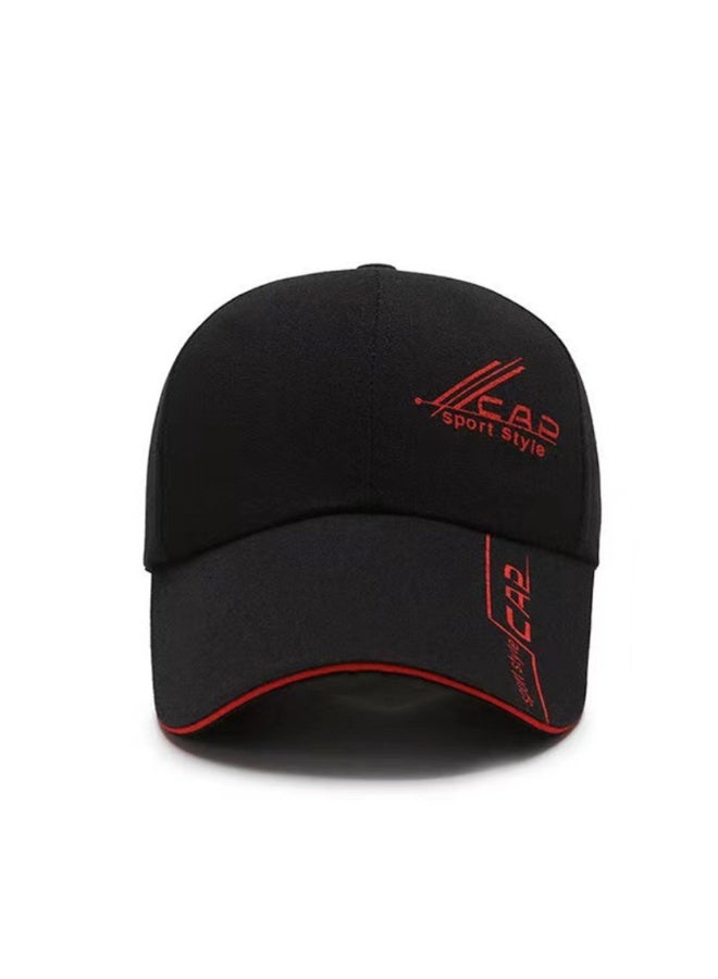 Men's Baseball Cap, One Size Casual Sports Hat With Curved Brim and Contrast Trim for Running Walking Travel Outdoor Daily Wear - Image 3