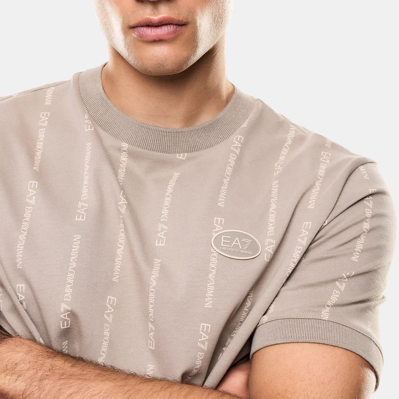 EA7 Emporio Armani Beige Men's Graphic Series T-Shirt for Men | Best Price UAE
