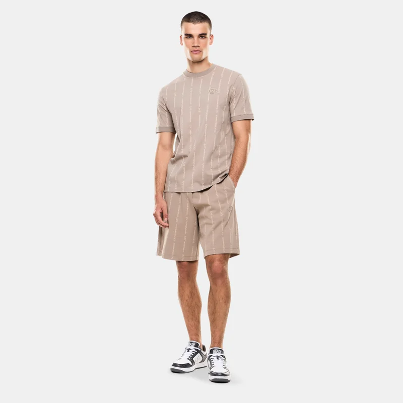 EA7 Emporio Armani Beige Men's Graphic Series T-Shirt for Men | Best Price UAE