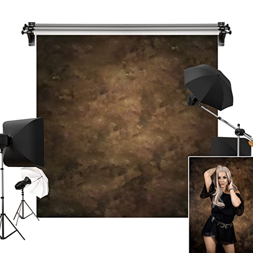 Kate 10x10ft/3x3m Brown Background Portrait Photography Abstract Texture Backdrop Photography Studio Props Photographer Kids Children Adults - Image 1