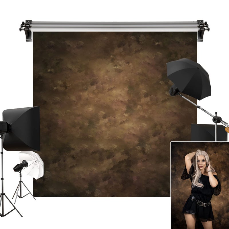Kate 10x10ft/3x3m Brown Background Portrait Photography Abstract Texture Backdrop Photography Studio Props Photographer Kids Children Adults - Image 5