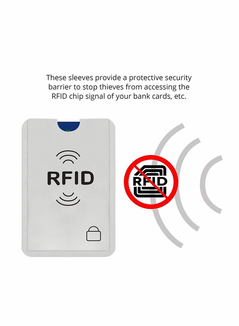 Waterproof  Tear-Proof RFID Blocking Sleeves for Contactless Cards - Secure Credit/Debit Card Protectors for Enhanced Privacy - Image 4