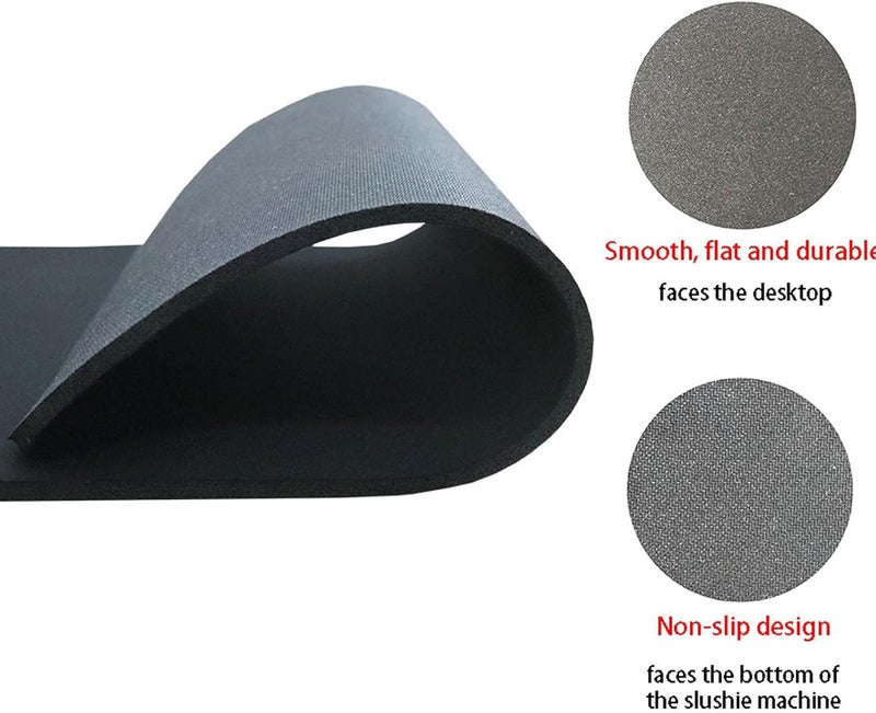 Sliding Pad Fit for FS301 Slushie Machine Rubber Anti Slip Slushie Machine Countertop Protector Mat For FS301 Slushie Machine 19.7x7.8 Inches - Image 5