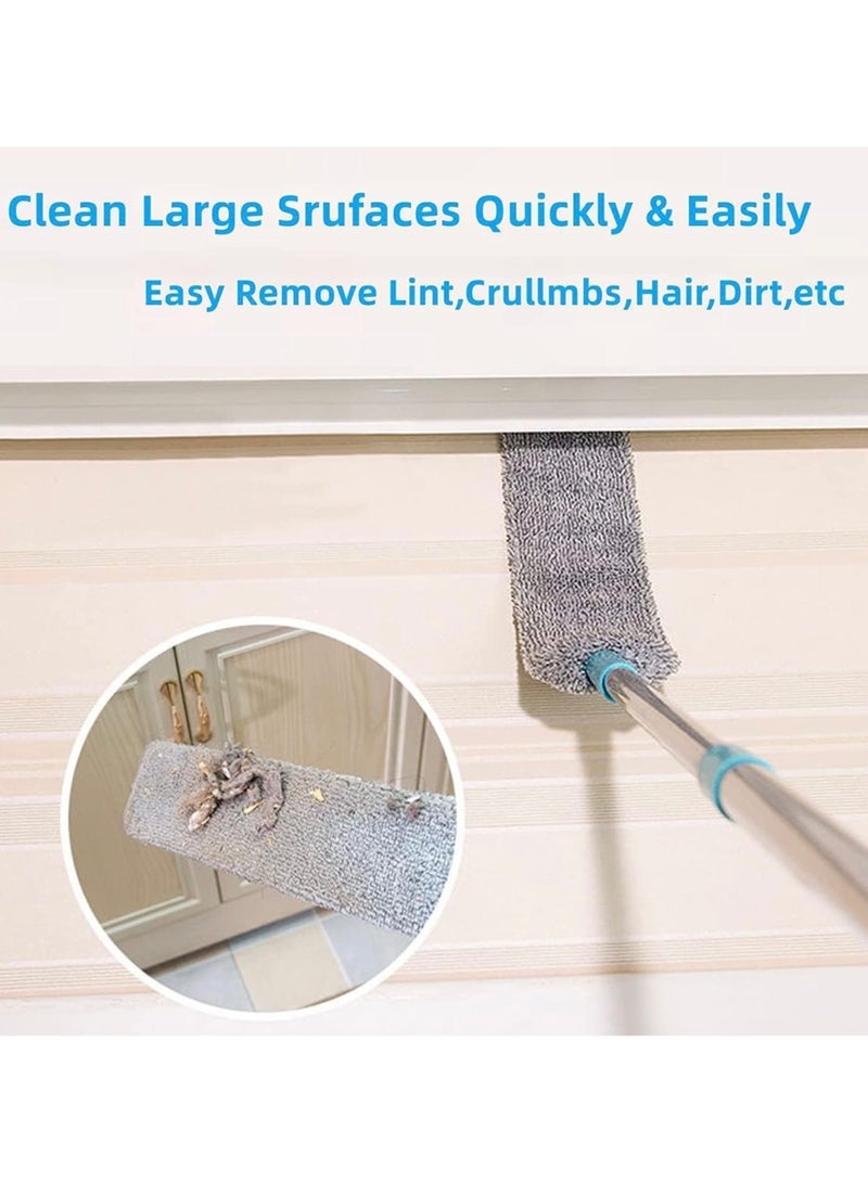 CleanWave - The Pure Effect Extendable Microfiber Duster for Under Bed & Appliances Long Handle, Bendable & Washable Gap Cleaner for Sofa, Fridge & Furniture – Wet & Dry Dust Brush - Image 4