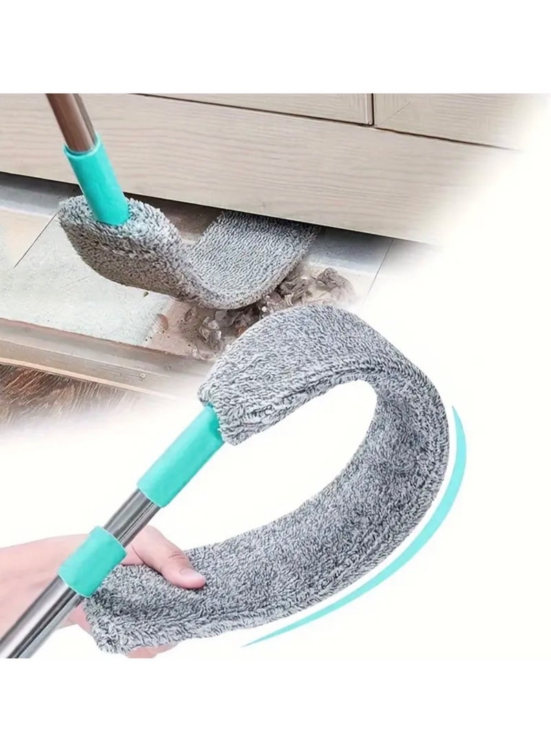 CleanWave - The Pure Effect Extendable Microfiber Duster for Under Bed & Appliances Long Handle, Bendable & Washable Gap Cleaner for Sofa, Fridge & Furniture – Wet & Dry Dust Brush - Image 5
