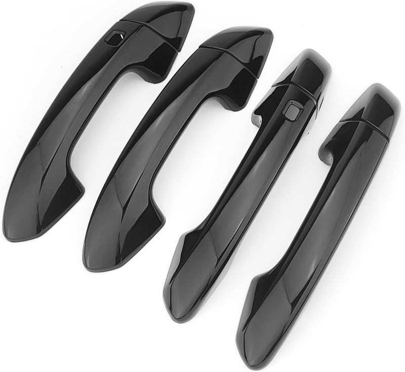 JUIVEEL Glossy Black ABS Door Handle Cover Set for Kia Stinger - Image 2