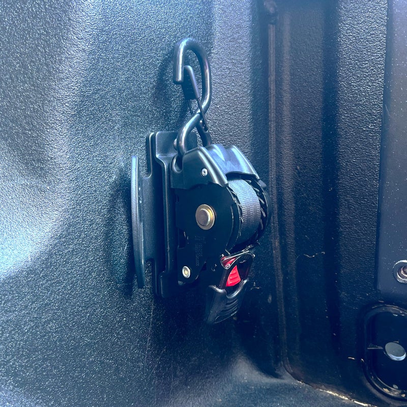 Integral Straps - Single Pack - Bed Mounted Retractable Tie Down Straps - Compatible with Toyota Tundra (2007-2021) Front Bed Mount Only - Image 3