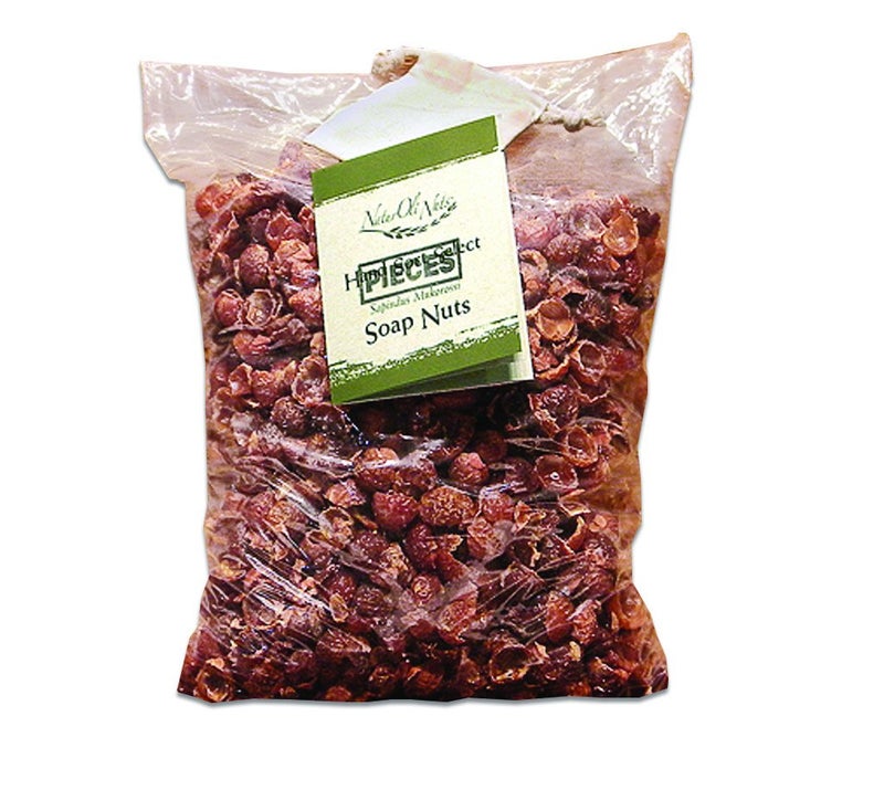 NaturOli Soap Nuts/Berries TWO POUNDS - PIECES Seedless - organic, hypoallergenic, non-toxic - Image 1