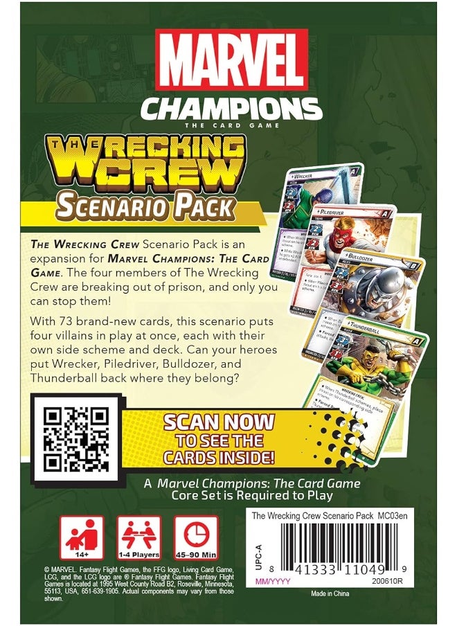 Fantasy Flight Games Marvel Lcg: Scenario Pack 02 - The Wrecking Crew  - Image 3