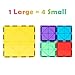 Gemmicc 8 PCS Large Magnetic TilesJumbo Magnet Base PlatesSTEM Magnetic Building Blocks for Kids Boys Girls - Image 3
