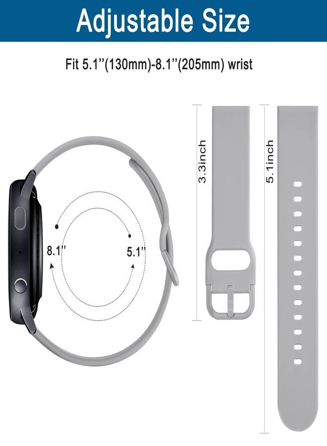 Meliya 3-Pack Silicone Bands for TOZO S5/S6/S3 Smartwatch Bands, Soft Silicone Sport Adjustable Replacement Straps for CMF Watch Pro/Pro 2 Women Men (Black+Navy Blue+Gray) - Image 4