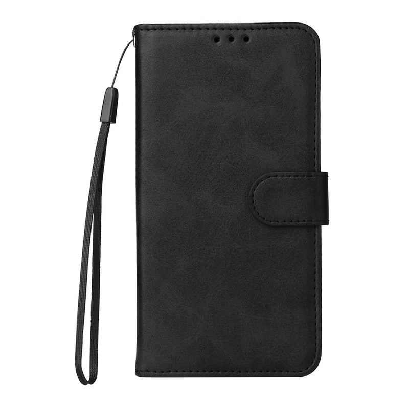 HuHa Case Cover For Tecno Camon 30 Premier Classic Calf Texture Flip Leather Phone Case(Black) - Image 2