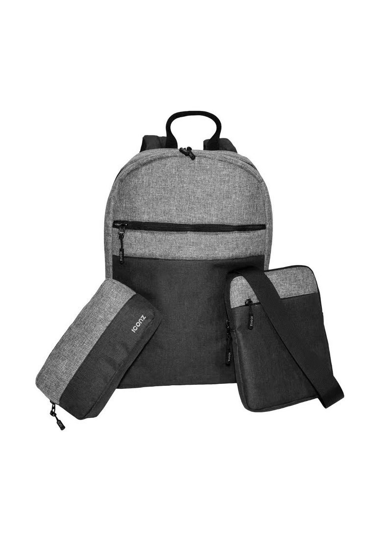 Iconz - Set of Laptop Backpack - Cross Bag - Sling Bag 4015 - Image 1