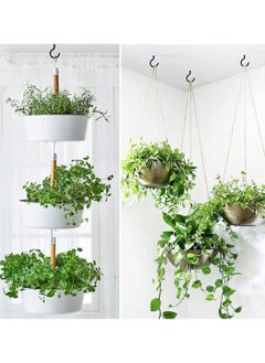 Y&D Ceiling Hooks 10 Pcs 2.9 Inch Vinyl Coated Planter Hanging Hooks Cup for Plants Mugs Wind Chimes Utensils Indoor and Outdoor Use  - Image 5