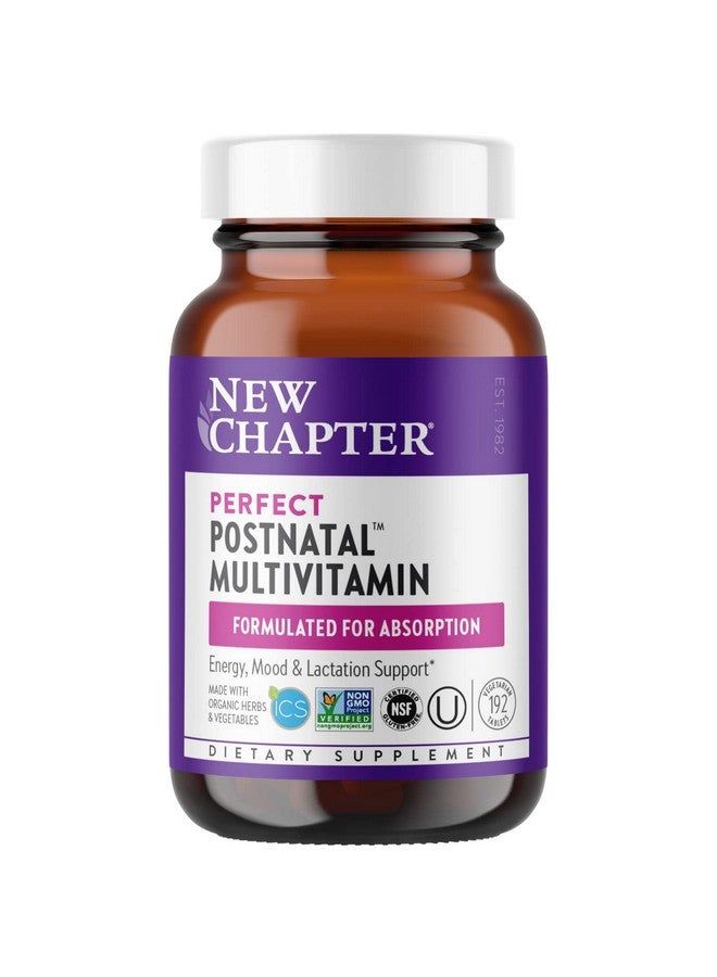 New Chapter Postnatal Vitamins Lactation Supplement With Fermented Probiotics + Wholefoods + Vitamin D3 + B Vitamins + Organic Nongmo Ingredients  Multi 192 Count - Image 2