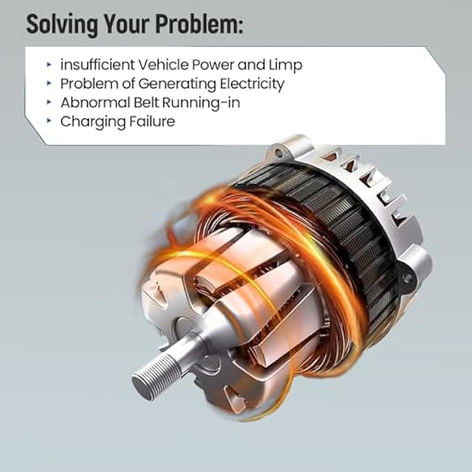 FuseRish 15093928 High Output 300A 14V Alternator Compatible with 07-2011 Escalade 6.0L 6.2L; for Avalanche Suburban Tahoe 4.8 5.3 6.0 6.2L 07-2011; Yukon 07-2011; H2 6.2L 08-09; Replace 15857609 15200268 - Image 5