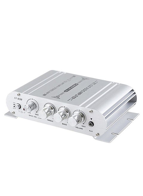 Digital Hi-Fi Power Amplifier, 2.1CH Subwoofer Stereo Audio Player, Car Motorcycle Home Power Amplifier