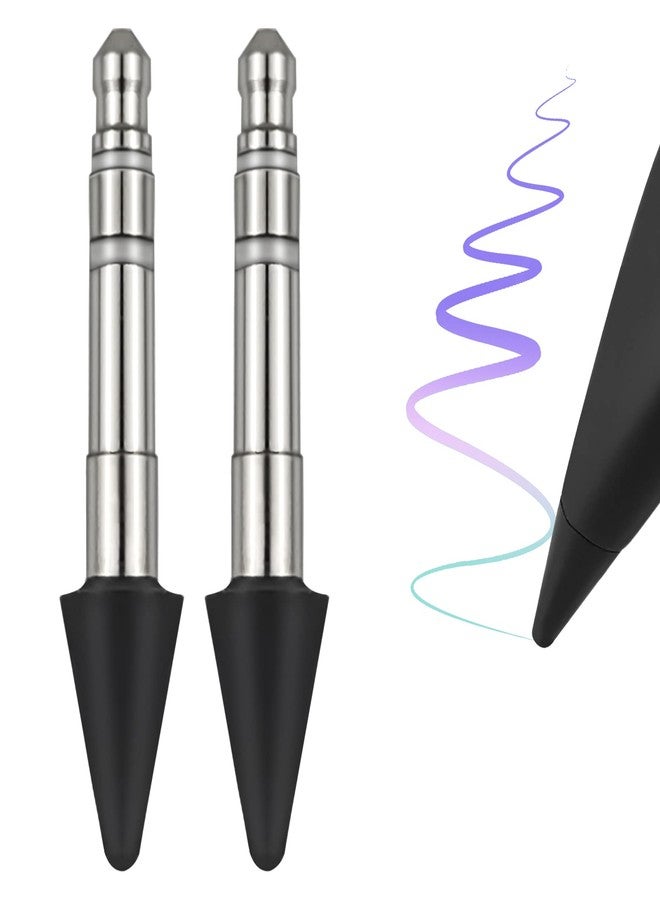 REEYEAR Slim Pen 2 Tips (2 Pack) Replacement fits for Surface Slim Pen 2, Real-Time Sensitivity Replacement nibs fits for Surface Pro 8/Surface Pro X/Surface Laptop Studio/Surface Duo 2 Table Pen - Image 1