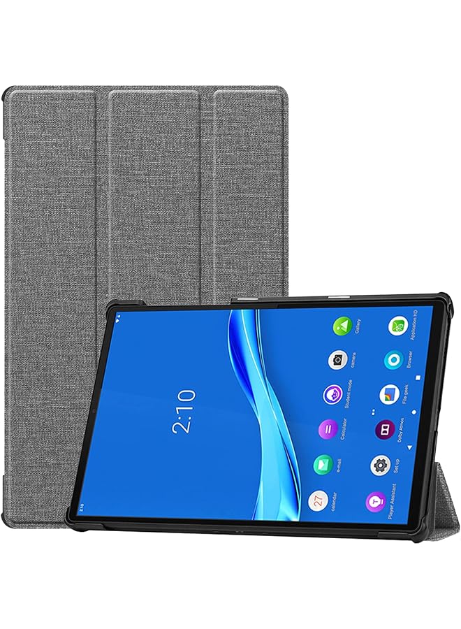Procases For Lenovo Tab K10 2021 M10 Fhd Plus Case 10.3 Inch 2020 2Nd Gen Slim Smart Cover Stand Hard Shell Case For 10.3 Inch Tab K10 Tb-X6C6L Tb-X6C6F Tb-X6C6X M10 Plus Fhd Tb-X606F Tb-X606X–Lightgrey - Image 1