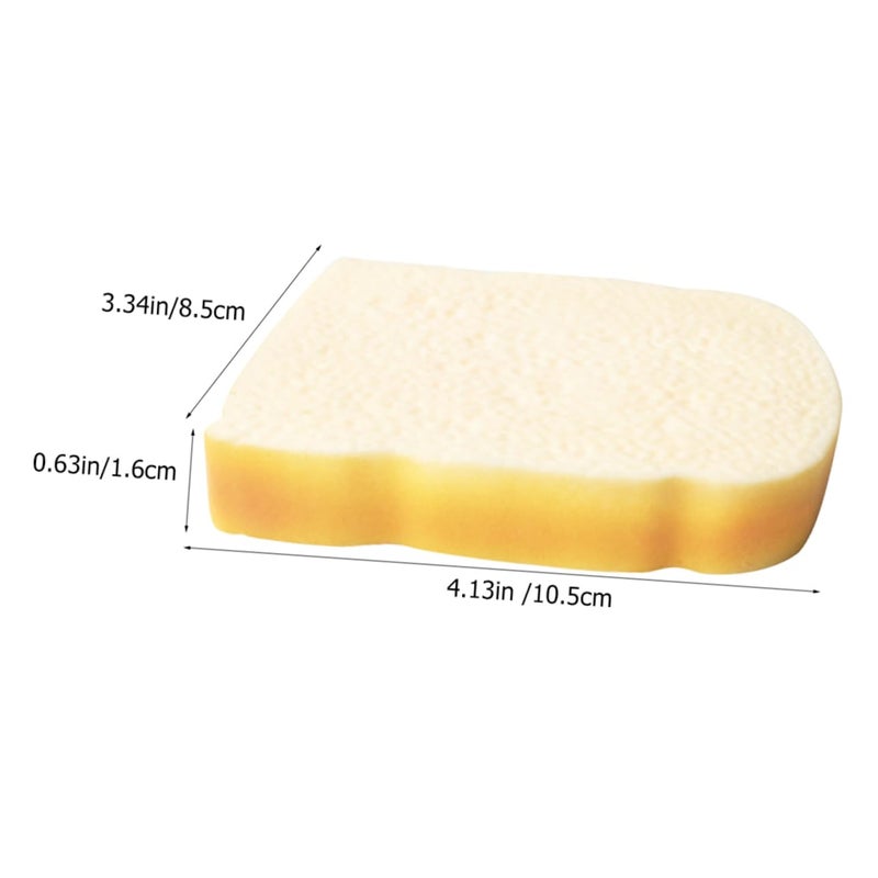 Lifelike Artificial Toast Slice Food Prop for Photography Kitchen Decoration and Play Simulation - Image 3