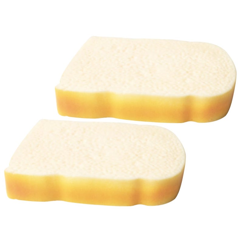 Lifelike Artificial Toast Slice Food Prop for Photography Kitchen Decoration and Play Simulation - Image 2