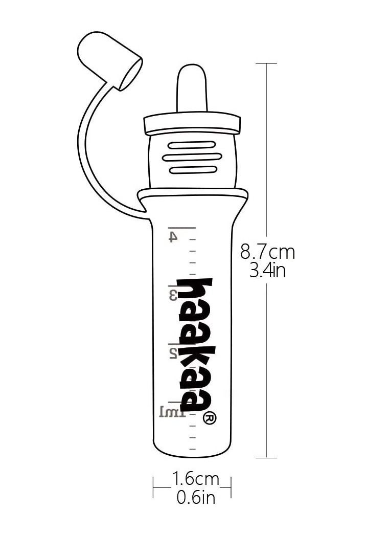 haakaa - Haakaa Colostrum Collector Set for Breastfeeding Mothers to Collect, Store and Feed Colostrum, Includes a Portable Case and a White Cotton Cloth Wipe, 4ml x 6pcs - Image 1