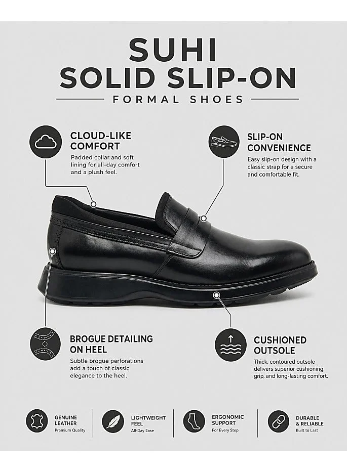 Hush Puppies SUHI Solid Slip-On Formal Shoes