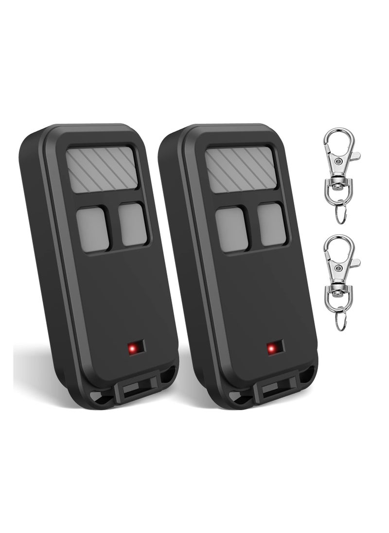 Generic 890MAX Garage Door Opener Remote, 2 Replacement for LiftMaster/Chamberlain/Craftsman, Universal 3-Button Garage Door Opener Remote with Mini Key Chain for Purple Red Yellow Orange Green Learn Buttons  - Image 1