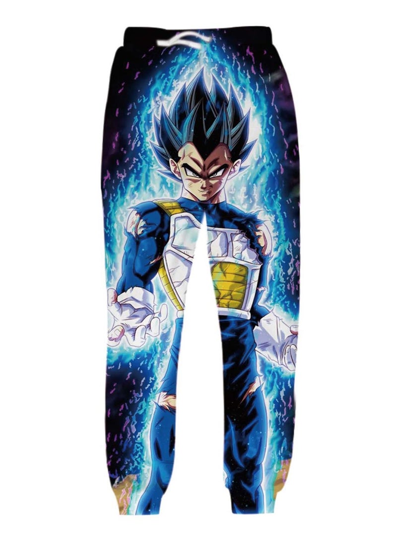 KUYING New Dragon Ball Printed Straight Tube Loose Casual Pants  - Image 1
