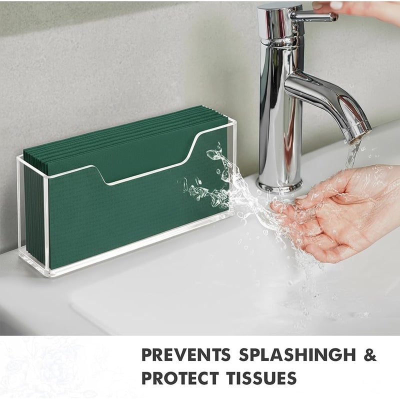 Acrylic Transparent Tissue Holder (Suitable for Bathrooms and Dining Tables; Can Also Be Used as a Waterproof Tissue Holder in the Kitchen) - Image 5