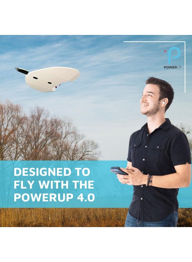 PowerUp POWERUP 4.0 The Next-Generation Smartphone Controlled Paper Airplane Kit, RC Controlled. Easy to Fly with Autopilot & Gyro Stabilizer. for Hobbyists, Pilots, Tinkerers.  - Image 4
